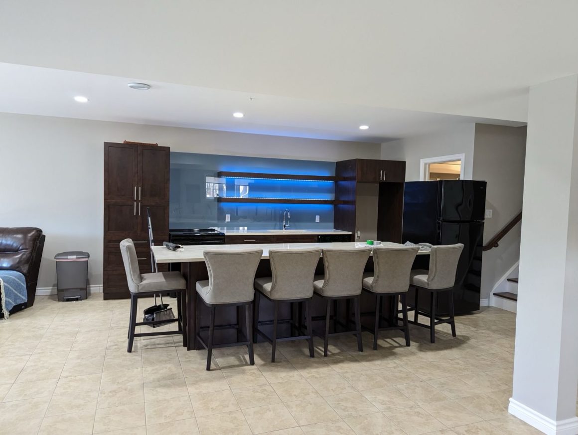Painted Backsplash