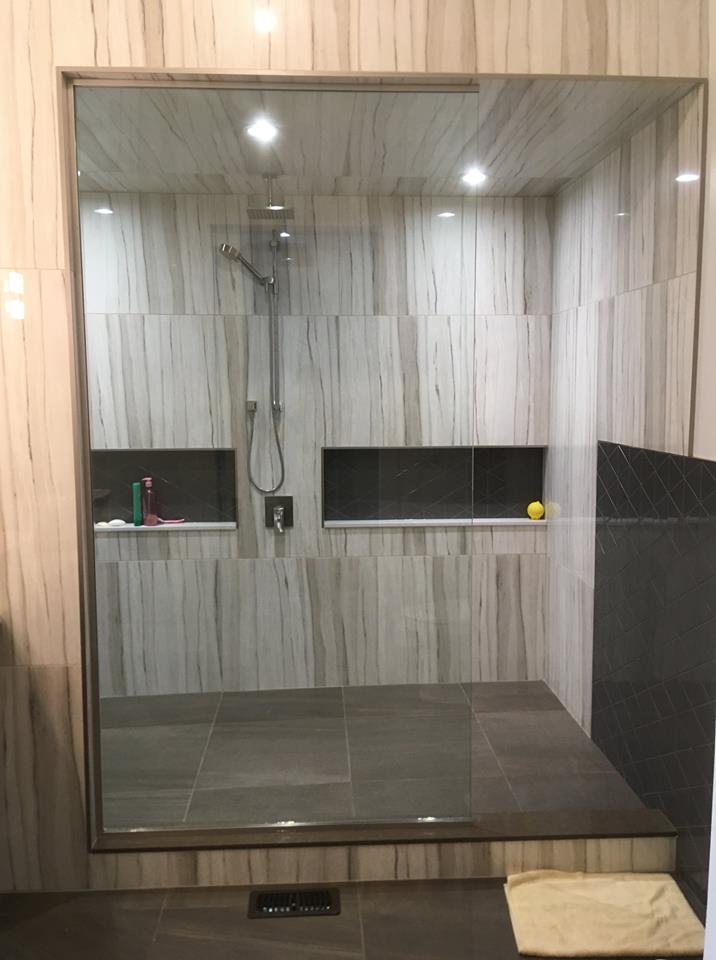 Custom Walk In Shower - Castle Glass